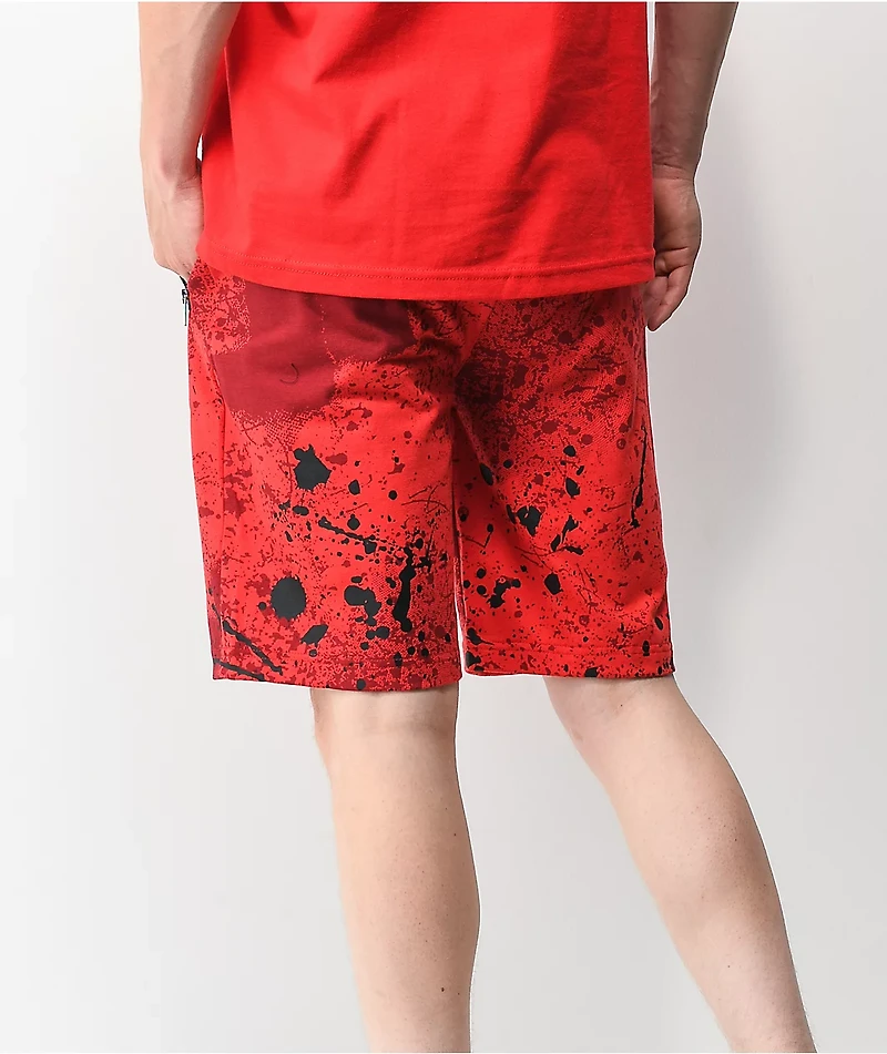 Cookies Trinidad Red Sweat Shorts