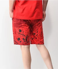 Cookies Trinidad Red Sweat Shorts