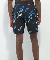 Cookies Triple Beam Black Board Shorts
