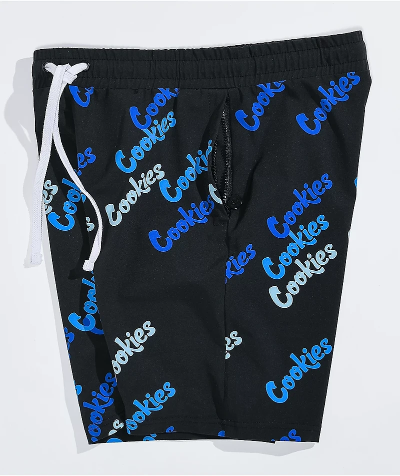 Cookies Triple Beam Black Board Shorts