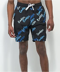 Cookies Triple Beam Black Board Shorts