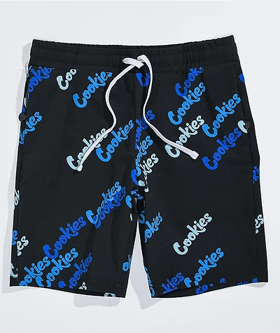 Cookies Triple Beam Black Board Shorts