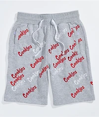 Cookies Triple Beam Grey Sweat Shorts