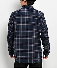 Cookies Triumph Navy Blue Flannel Shirt