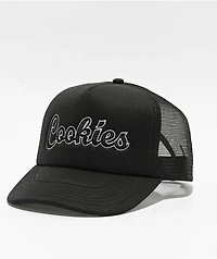 Cookies University Black Trucker Hat