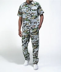 Cookies Vintage Camo Short Sleeve Button Up Shirt