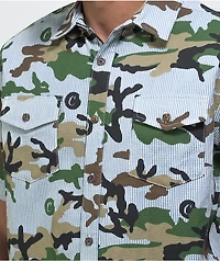 Cookies Vintage Camo Short Sleeve Button Up Shirt