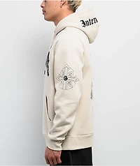 Cookies World On Fire Natural Hoodie