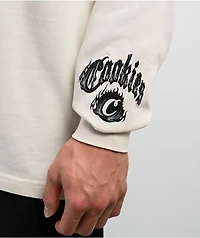 Cookies World On Fire Natural Long Sleeve T-Shirt