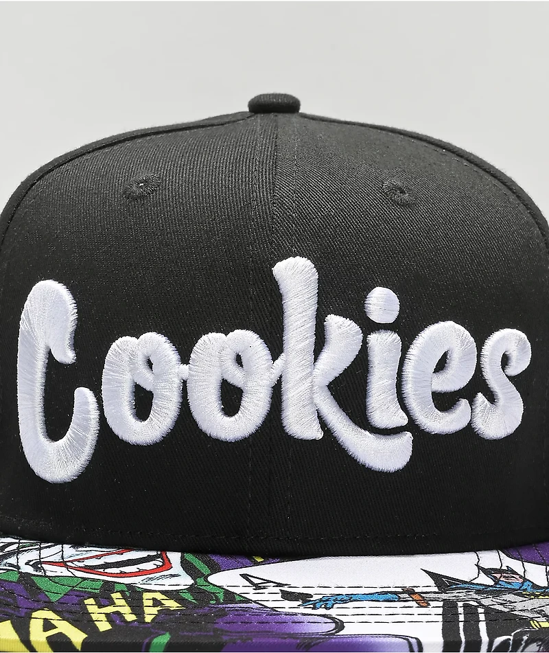 Cookies x Batman Collage Black Snapback Hat