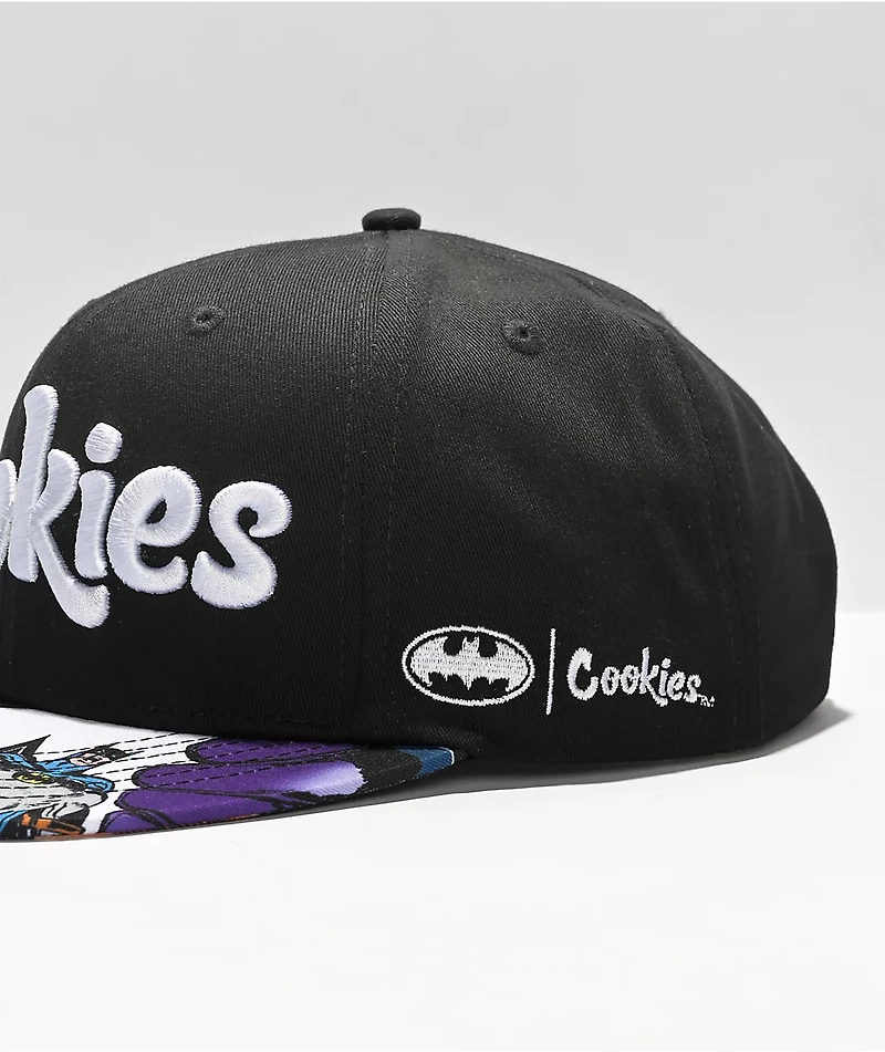 Cookies x Batman Collage Black Snapback Hat
