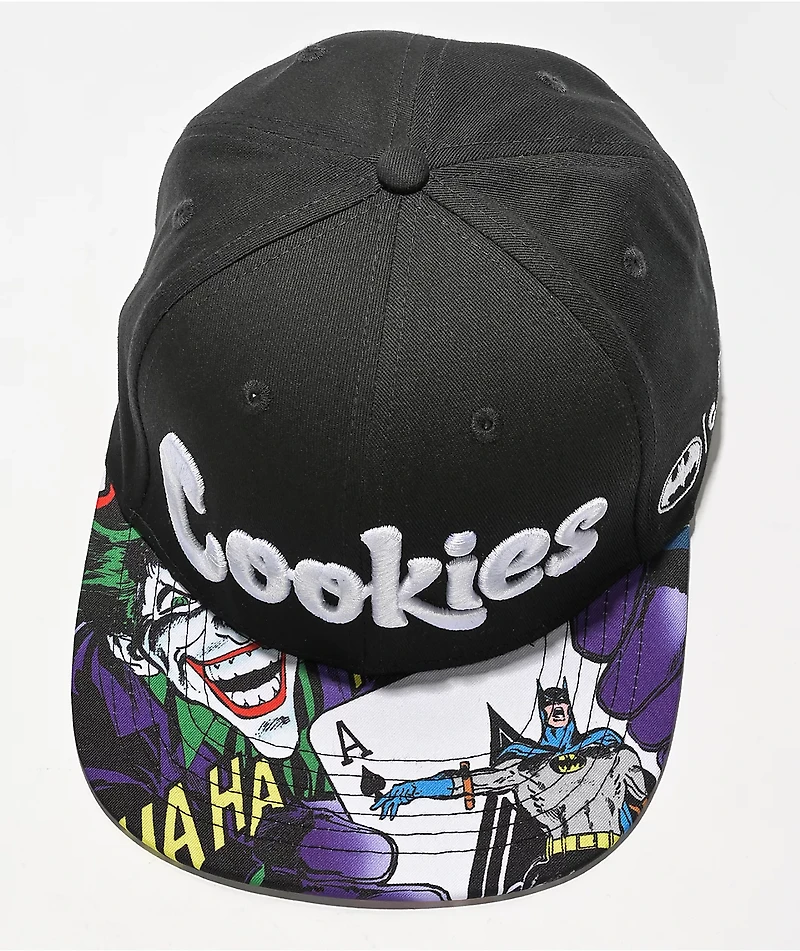 Cookies x Batman Collage Black Snapback Hat