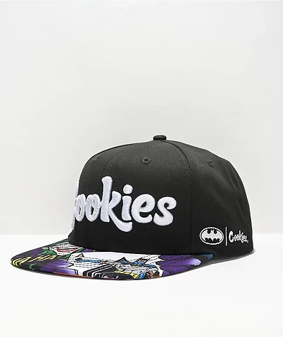 Cookies x Batman Collage Black Snapback Hat