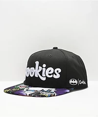 Cookies x Batman Collage Black Snapback Hat