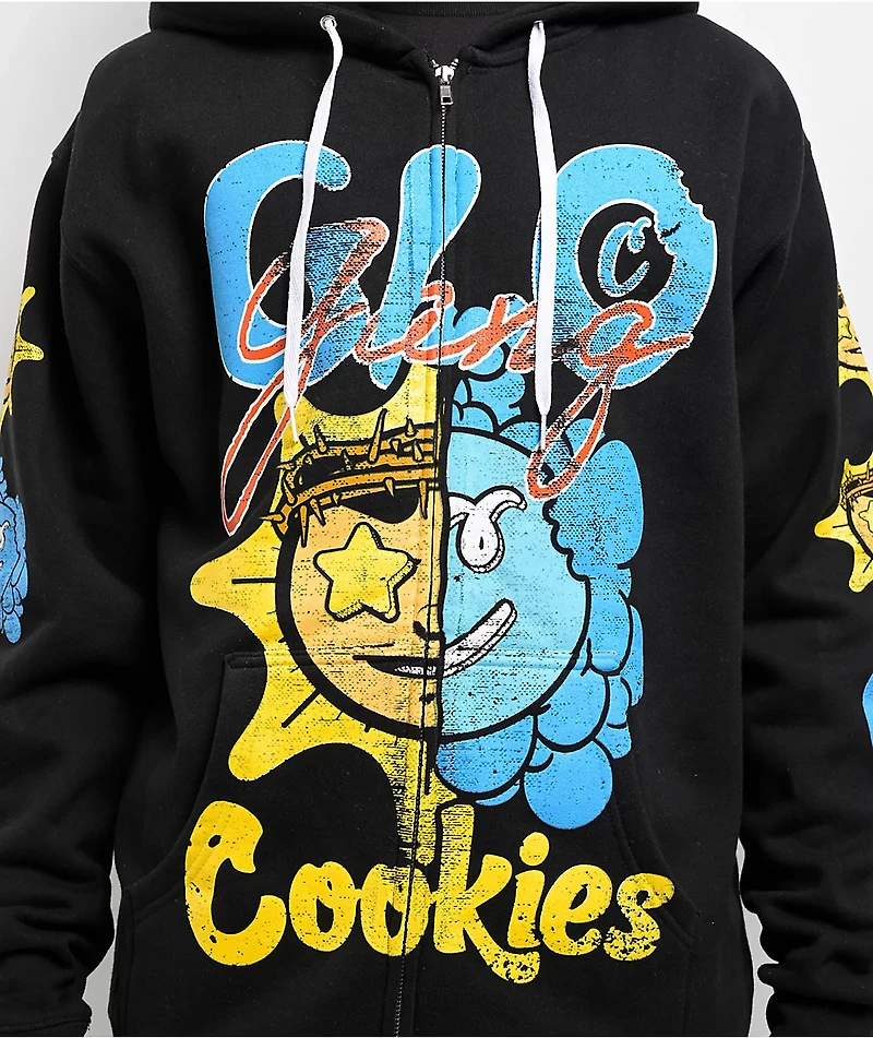 Cookies x Glo Gang Sun C Bite Black Zip Hoodie