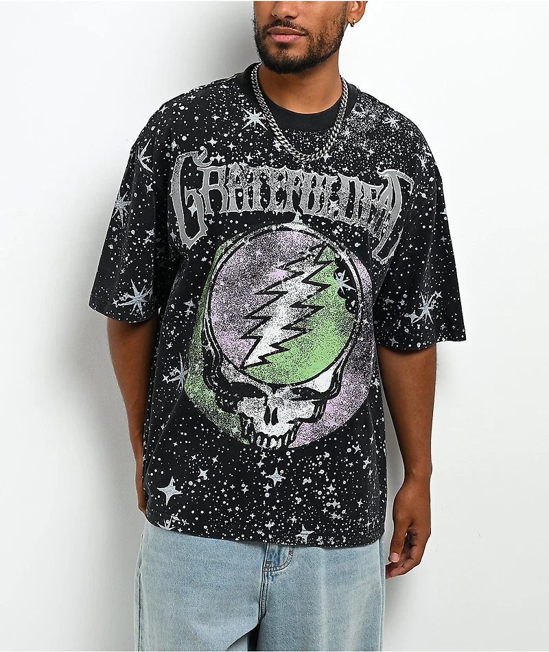 Cookies x Grateful Dead Galaxy Vintage Black T-Shirt