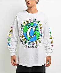 Cookies x Grateful Dead Reduce, Reuse, Recycle White Long Sleeve T-Shirt