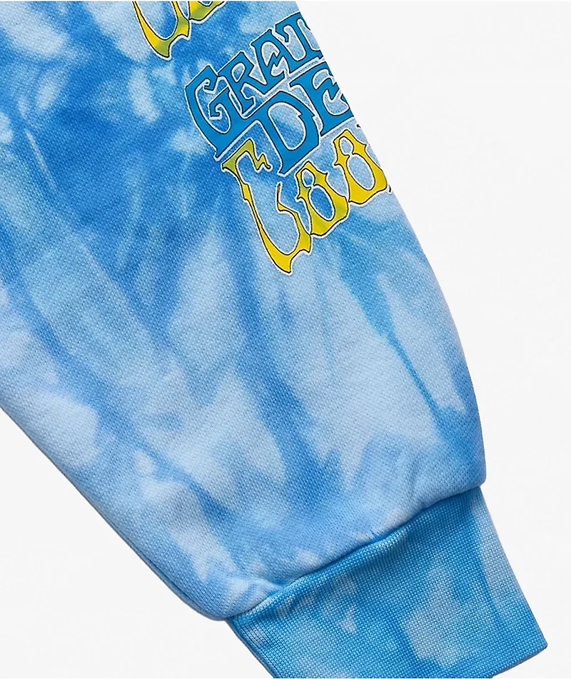 Cookies x Grateful Dead Spiral Bears Blue Tie Dye Hoodie