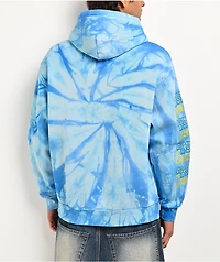 Cookies x Grateful Dead Spiral Bears Blue Tie Dye Hoodie