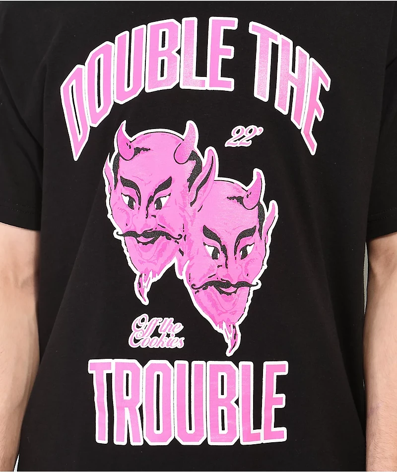 Cookies x OTXBOYZ Double Trouble Black T-Shirt