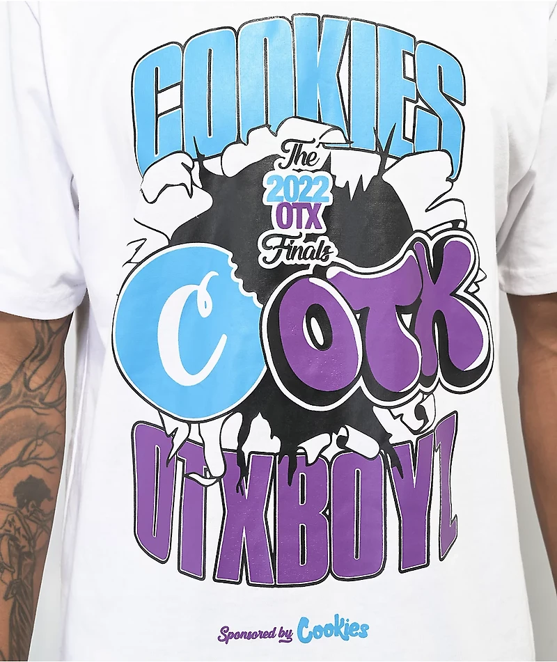 Cookies x OTXBOYZ Finals White T-Shirt
