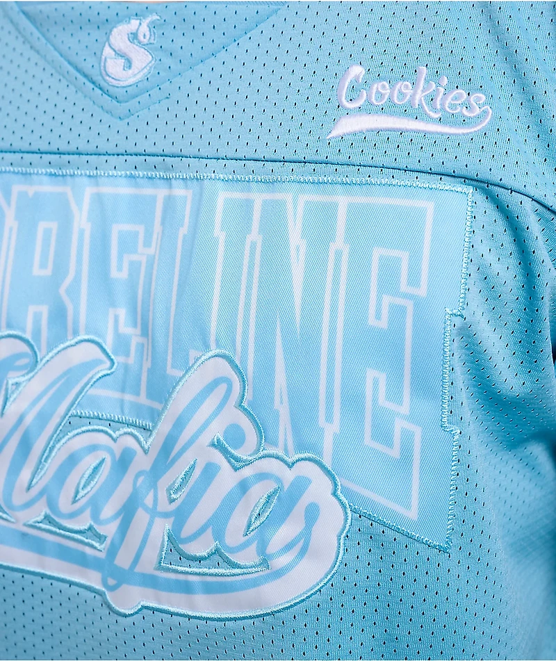 Cookies x Shoreline Mafia Baby Blue Football Jersey