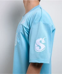 Cookies x Shoreline Mafia Baby Blue Football Jersey