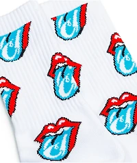 Cookies x The Rolling Stones OG Tongue Checker White Crew Socks