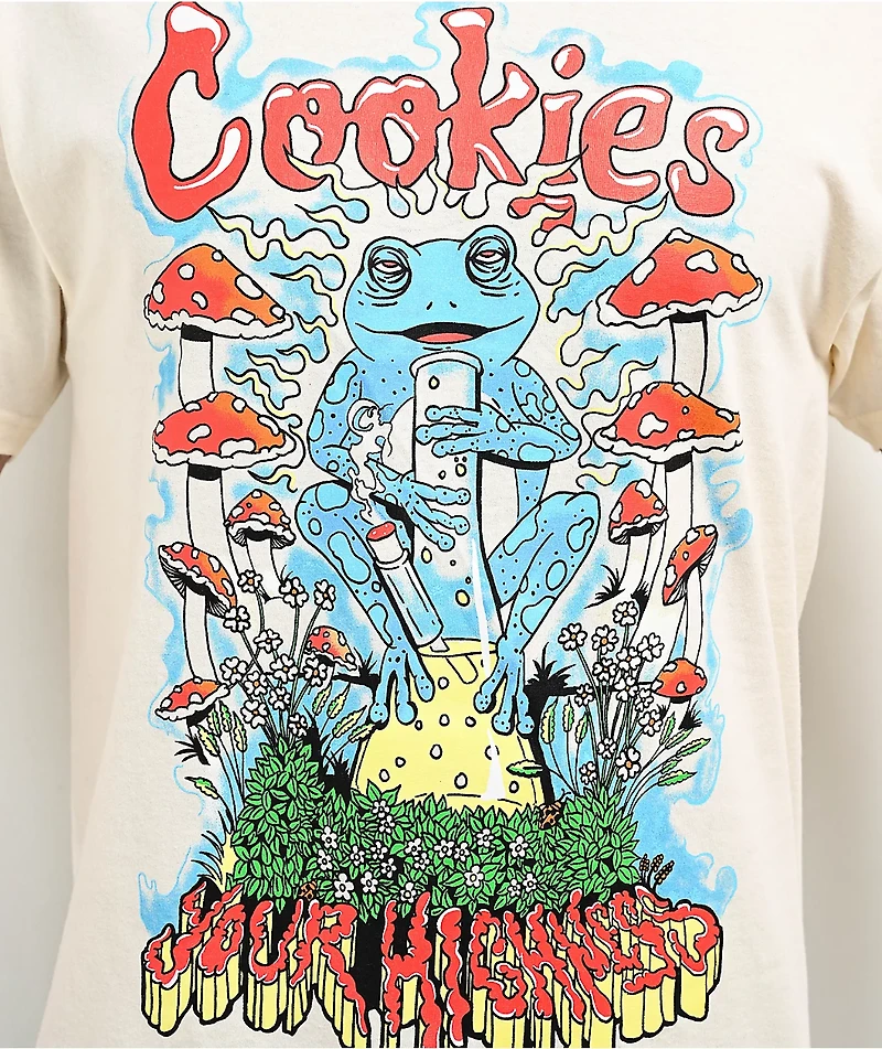 Cookies x Your Highness Swamp Lord Natural T-Shirt