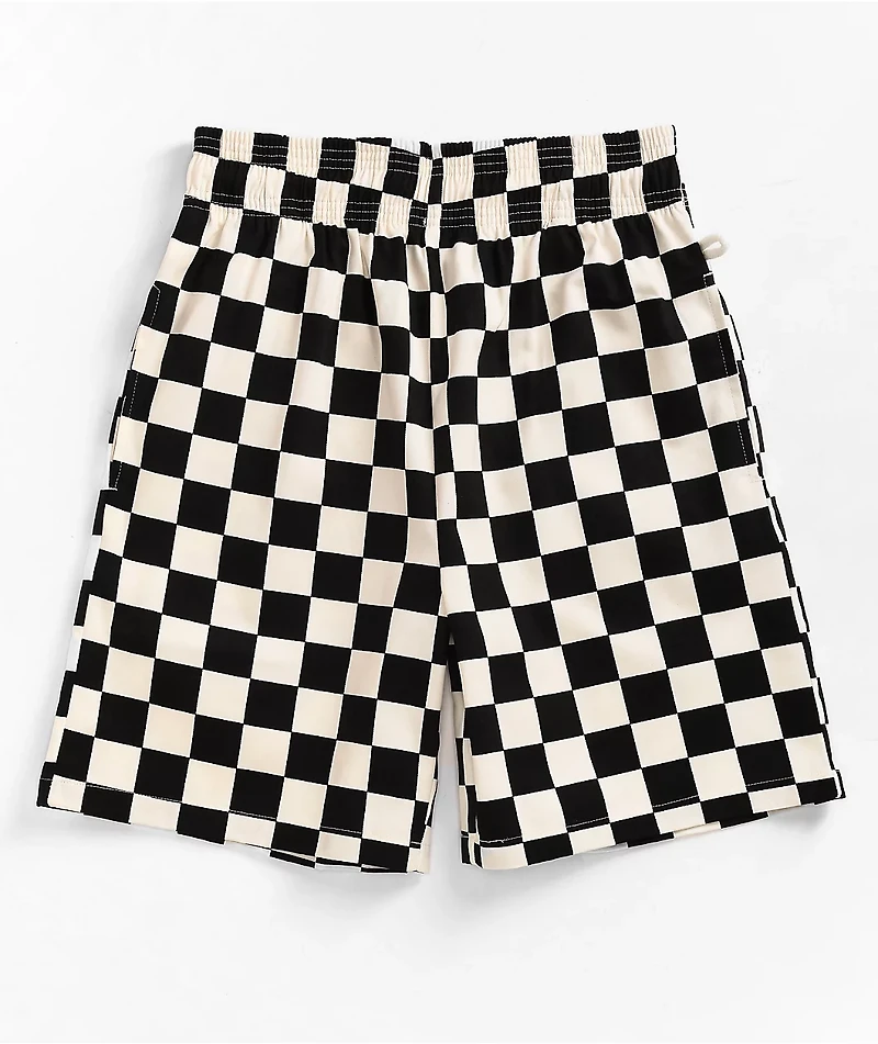 Cookman Black & White Checkerboard Shorts