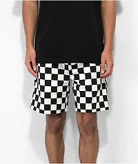 Cookman Black & White Checkerboard Shorts