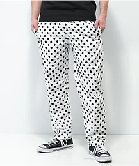 Cookman Dot White Chef Pants