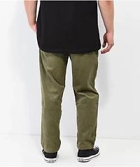 Cookman Khaki Green Corduroy Chef Pants