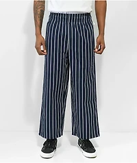 Cookman Navy Stripe Wide Chef Pants