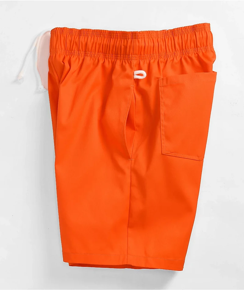Cookman Solid Orange Shorts