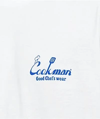 Cookman TM Paint Burger White Long Sleeve T-Shirt