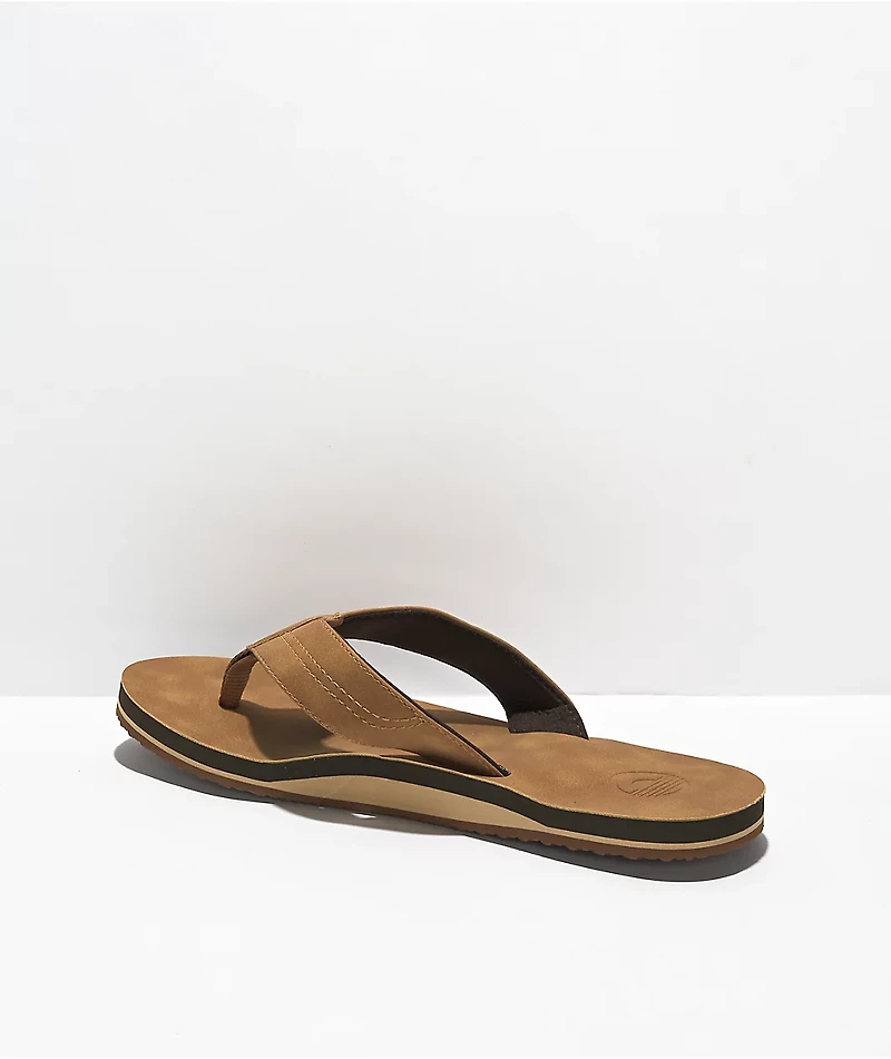 Cords Craftwork Tan & Brown Sandals