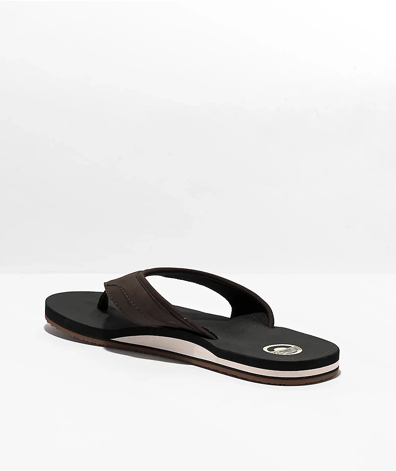 Cords Cruzer Brown & Black Sandals