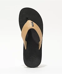 Cords Surf N Turf Black & Tan Sandals
