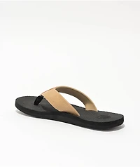 Cords Surf N Turf Black & Tan Sandals