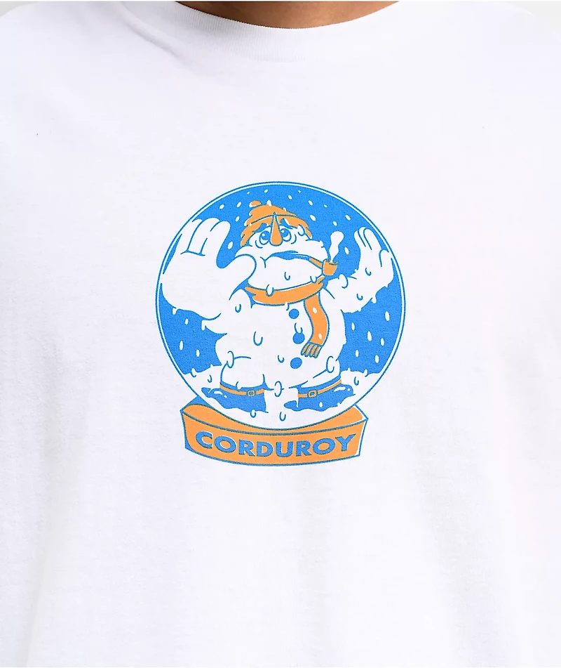 Corduroy Trapped White T-Shirt