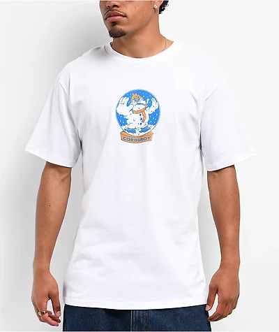 Corduroy Trapped White T-Shirt