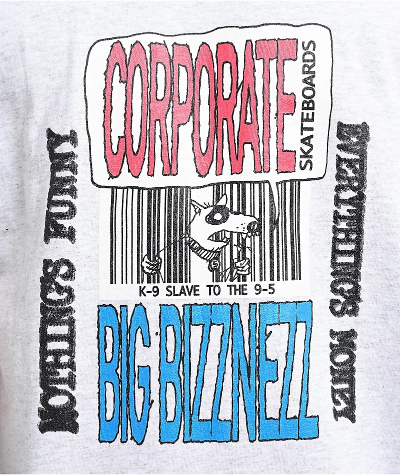 Corporate 9-5 Grey T-Shirt