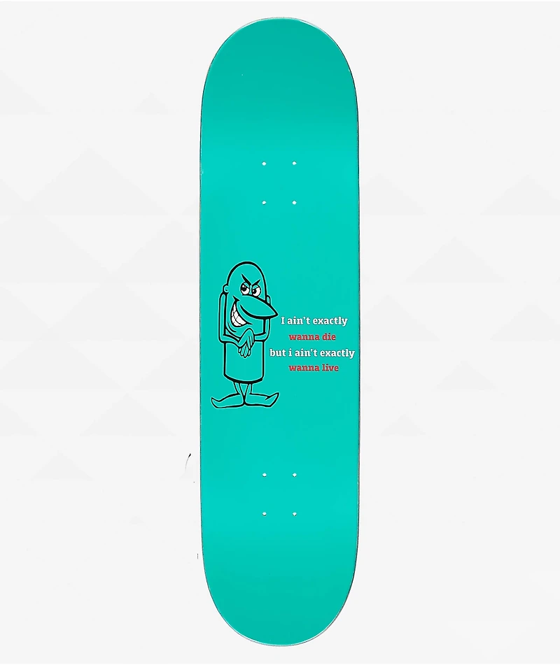 Corporate Burning Man 8.5" Skateboard Deck