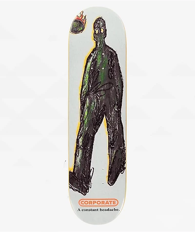 Corporate Burning Man 8.5" Skateboard Deck