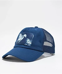 Corporate They Don't Stop Blue Trucker Hat