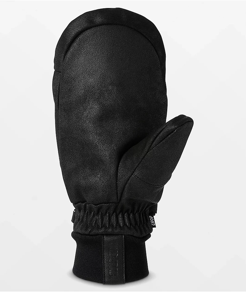 Crab Grab Chop Black 15K Snowboard Mittens