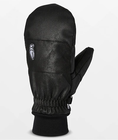Crab Grab Chop Black 15K Snowboard Mittens