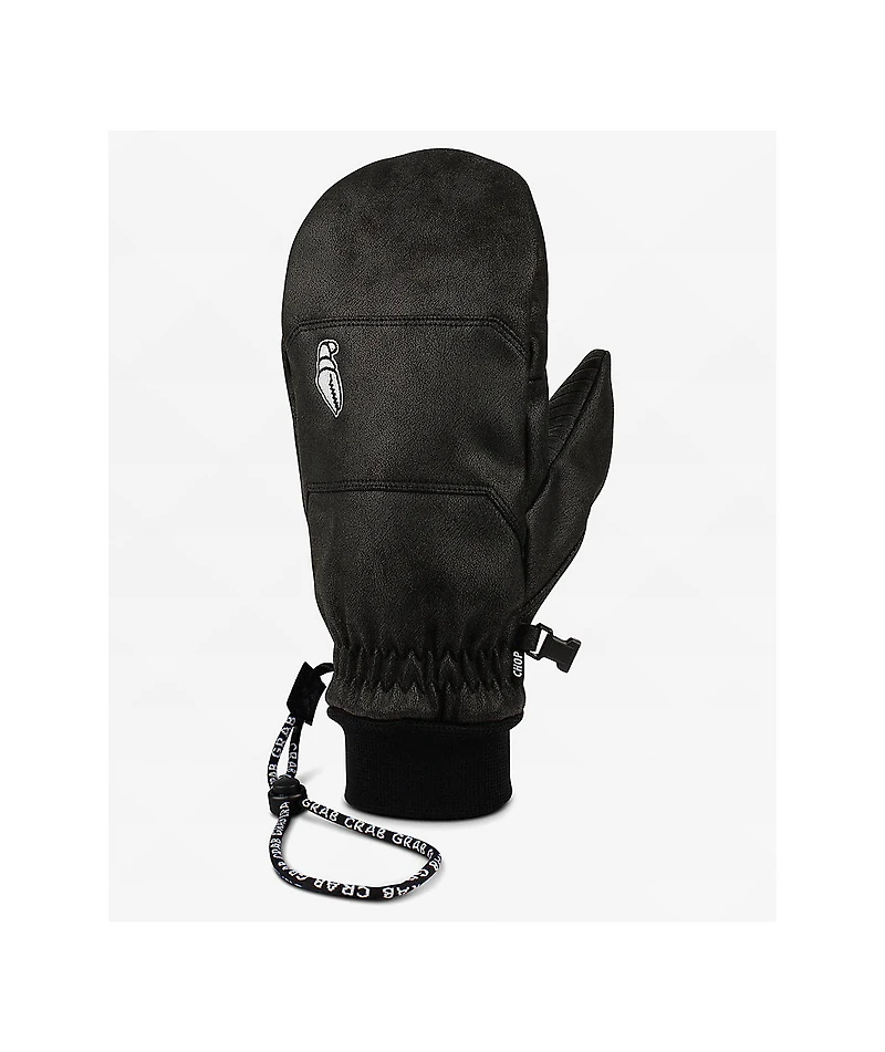 Crab Grab Chop Black 15K Snowboard Mittens