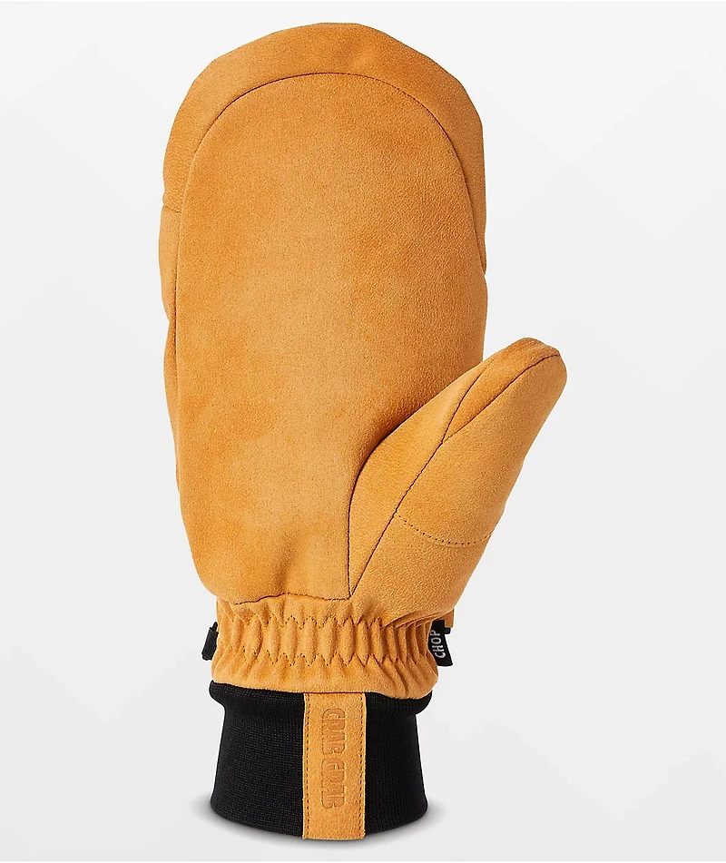 Crab Grab Chop Tan 15K Snowboard Mittens